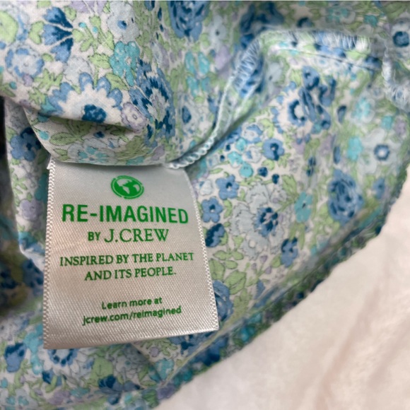 J Crew Liberty Fabric Boho Floral Top - Picture 10 of 11